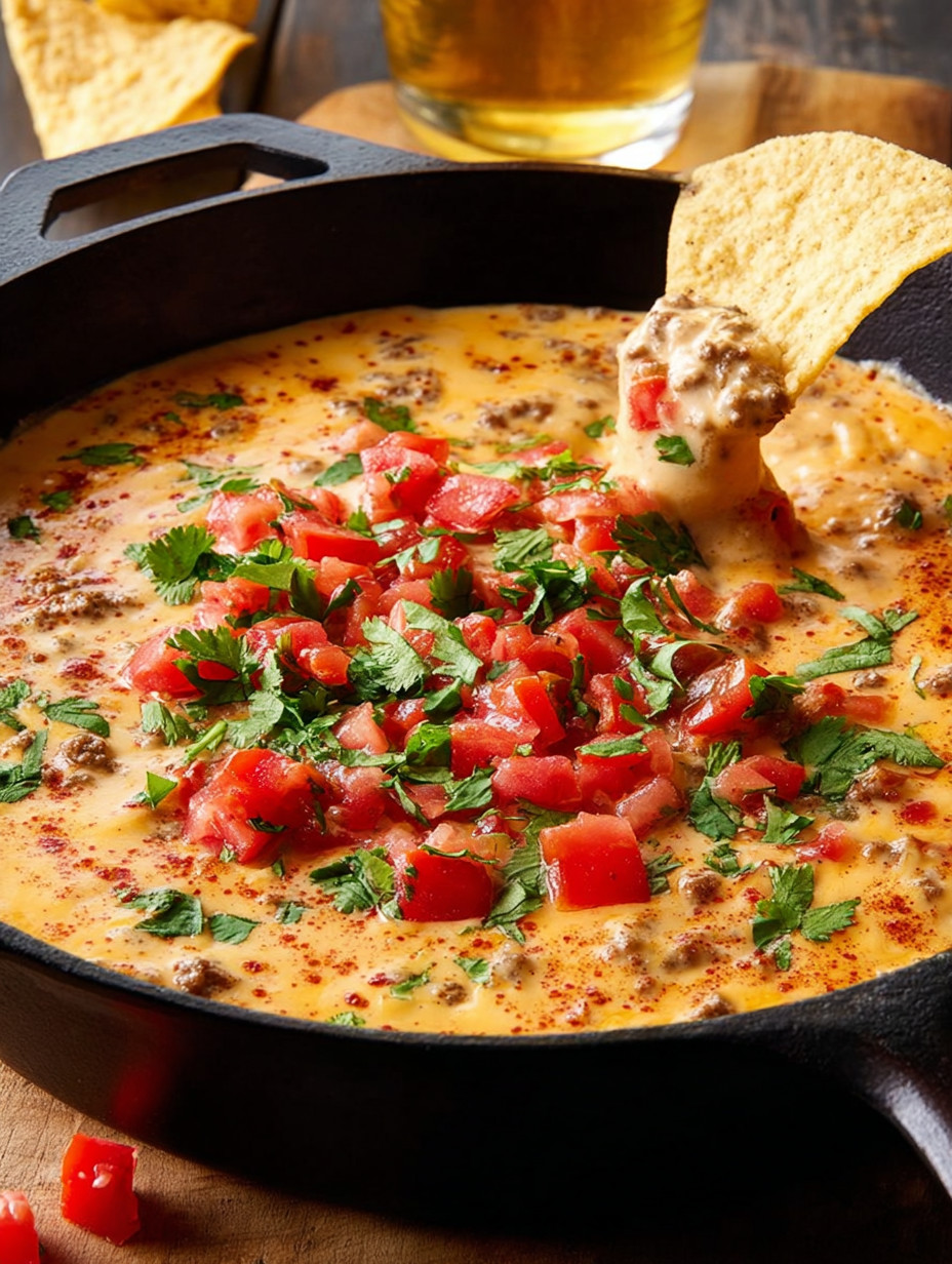 Ein schwarzes Ro-Tel Dip mit einer Schüssel voller Tomaten und Kartoffeln.