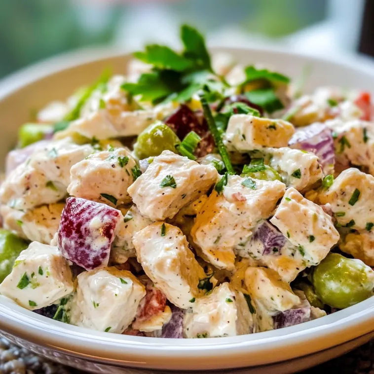 Ein Glas mit einer Mischung aus Gemüse, Käse und Gewürzen, die als gesund und lecker beschrieben wird.