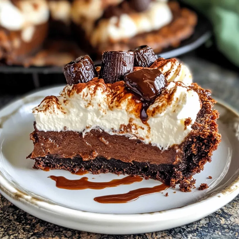 Ein Stück Mississippi Mud Pie.