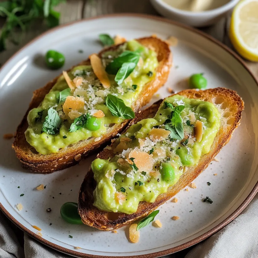 Zwei Brotscheiben mit dicken Bohnen und Käse obendrauf.