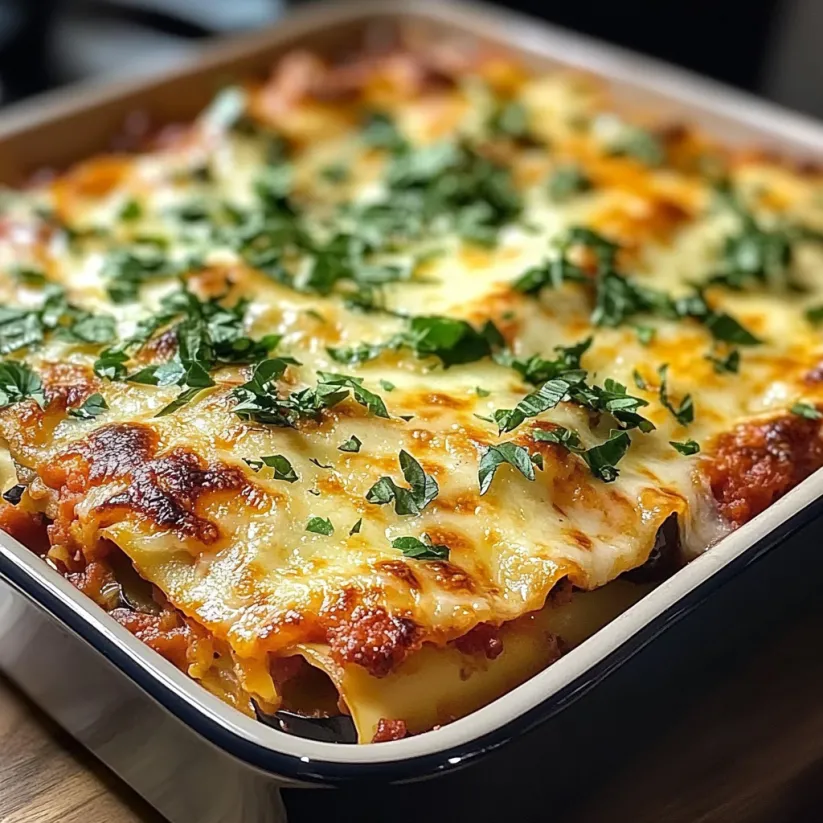 Auflaufform mit Käse und frischen Kräutern.