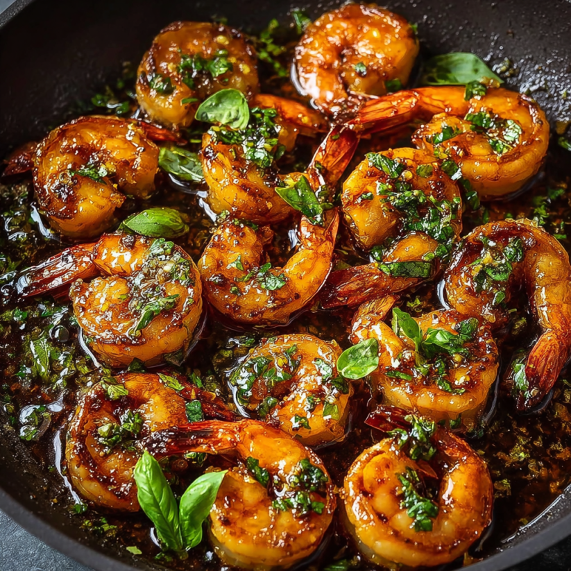 Eine Schüssel mit Butter und Honey, in der gekochte Shrimp aufbewahrt werden.