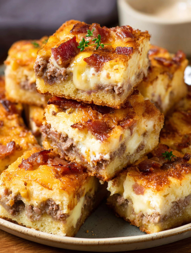 Bacon Cheeseburger Grilled Cheese Casserole.