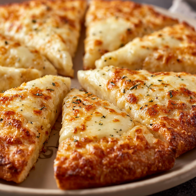 Ein Plate mit Haferflocken-Joghurt-Fladen auf einem Teller.