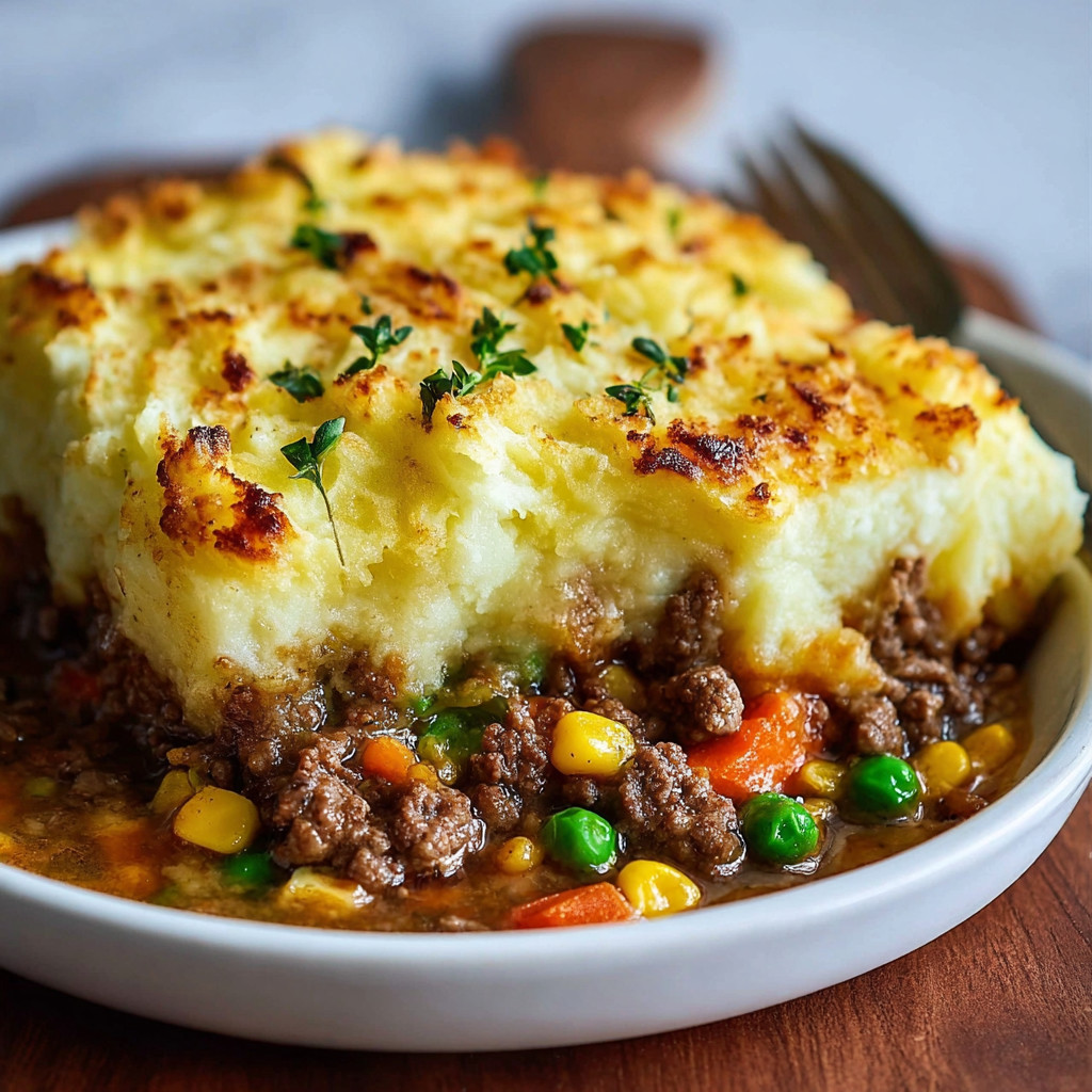 Ein Beef and vegetable casserole, garniert mit grünen Zwiebeln.