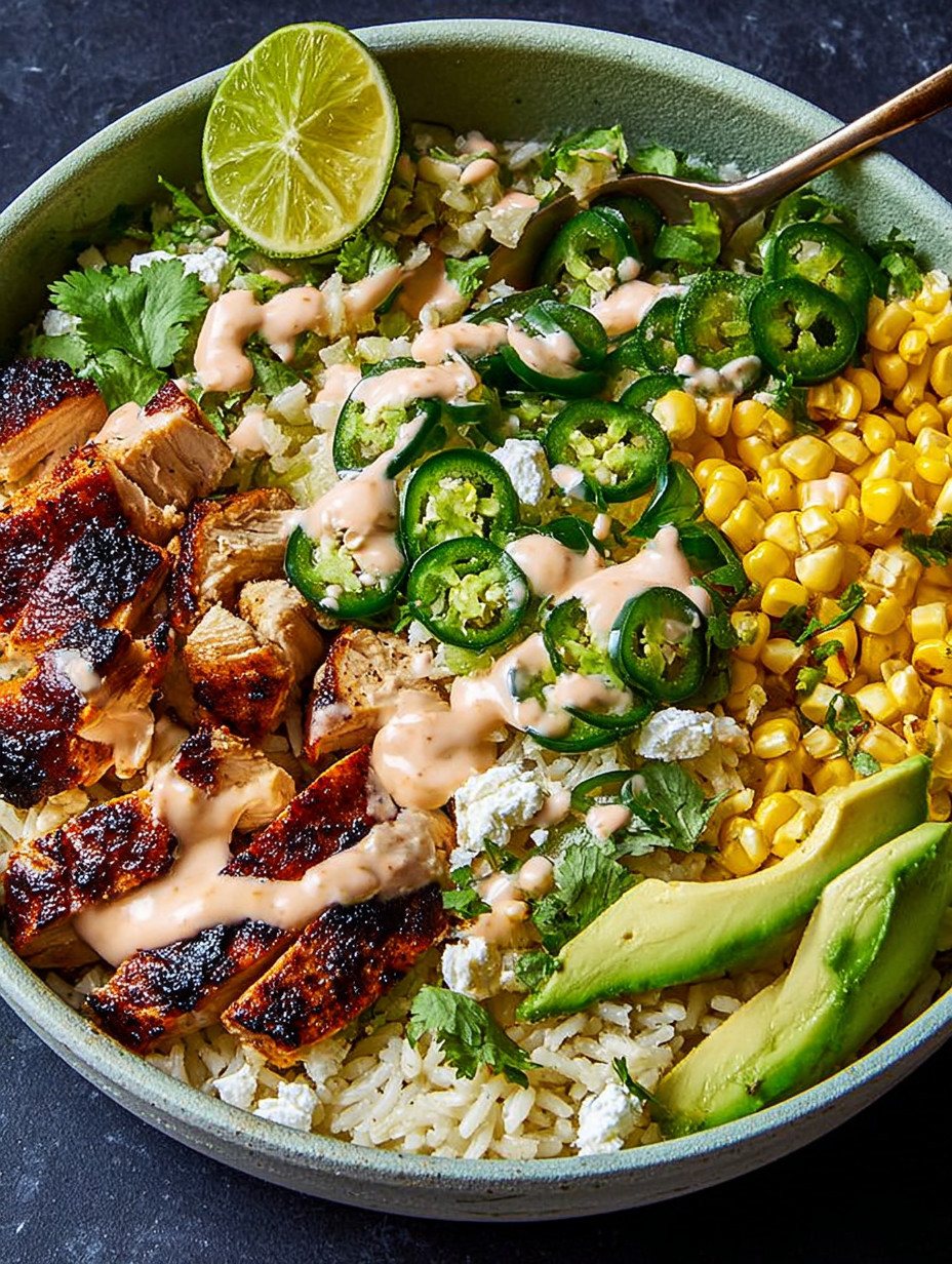 Ein mexikanischer Korb mit Chicken, Kartoffeln, Avocado und Zwiebeln.