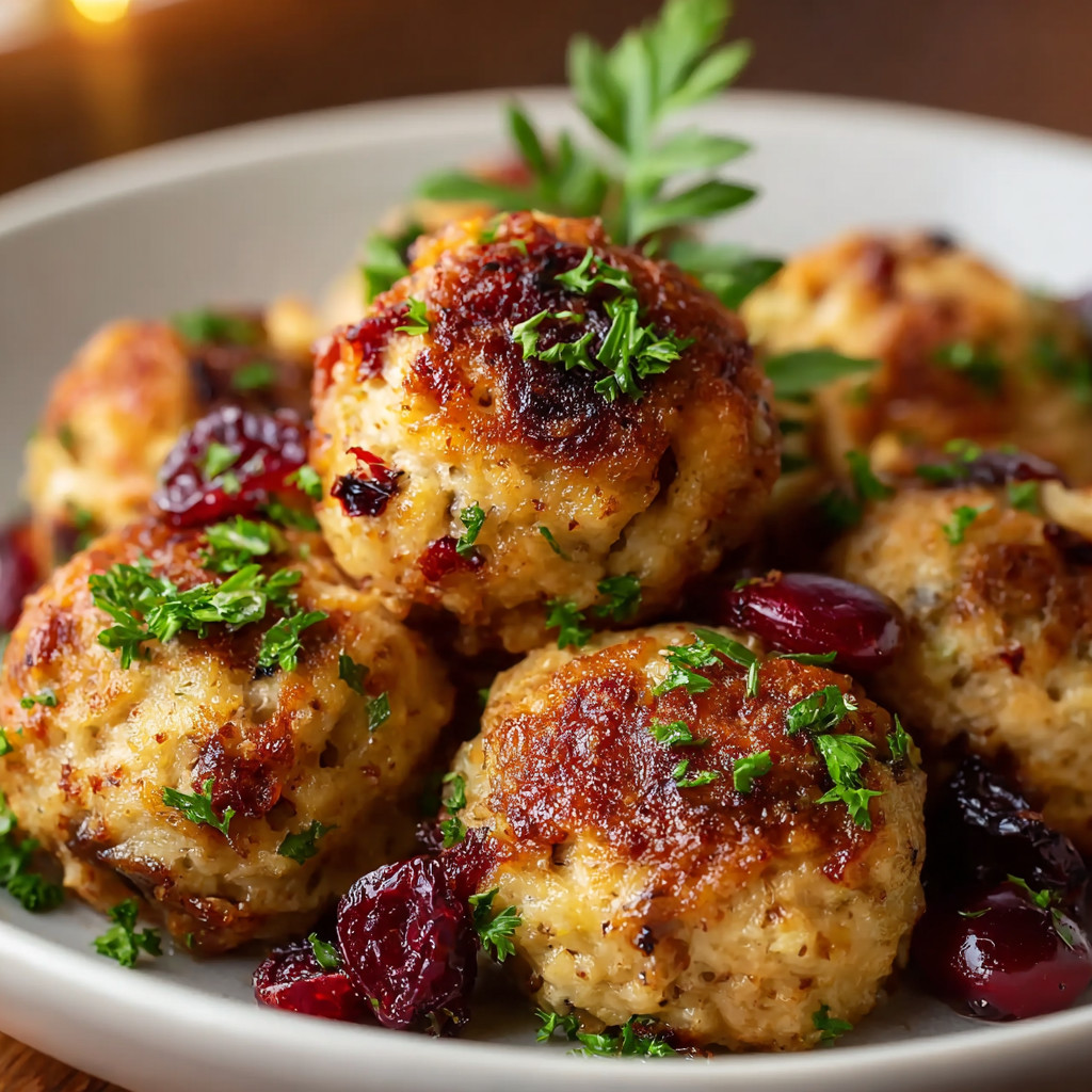 Ein weißer Teller mit einer Mischung aus Zwiebeln, Cranberries und Käse.